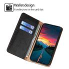 For TCL 50 5G Gloss Oil Solid Color Magnetic Leather Phone Case(Black) - 3