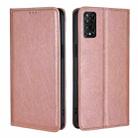 For TCL 50 5G Gloss Oil Solid Color Magnetic Leather Phone Case(Rose Gold) - 1