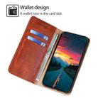 For TCL 50 XL Gloss Oil Solid Color Magnetic Leather Phone Case(Brown) - 3