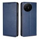 For TCL 50 XL Gloss Oil Solid Color Magnetic Leather Phone Case(Blue) - 1