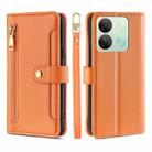 For Infinix Smart 7 HD Sheep Texture Cross-body Zipper Wallet Leather Phone Case(Orange) - 1