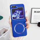 For Samsung Galaxy Z Flip5 Skin Feel Magsafe Magnetic Shockproof PC Phone Case(Dark Blue) - 1