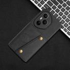 For Honor 400 Pro Global 160.8mm Double Buckle Card Slots Magnetic Phone Case(Black) - 2
