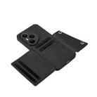 For Honor 400 Pro Global 160.8mm Double Buckle Card Slots Magnetic Phone Case(Black) - 3
