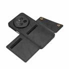 For Huawei Mate 70 Double Buckle Card Slots Magnetic Phone Case(Black) - 3