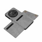 For Huawei Mate 70 Double Buckle Card Slots Magnetic Phone Case(Grey) - 3