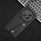 For Huawei Mate 70 Pro / 70 Pro+ Double Buckle Card Slots Magnetic Phone Case(Black) - 2