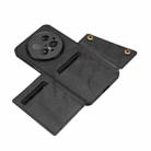 For Huawei Mate 70 Pro / 70 Pro+ Double Buckle Card Slots Magnetic Phone Case(Black) - 3