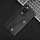 For Huawei nova 14 Double Buckle Card Slots Magnetic Phone Case(Black) - 2