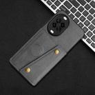 For Huawei nova 14 Double Buckle Card Slots Magnetic Phone Case(Grey) - 2