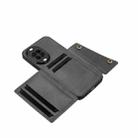 For Huawei nova 14 Double Buckle Card Slots Magnetic Phone Case(Grey) - 3