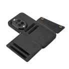 For Huawei nova 14 Ultra Double Buckle Card Slots Magnetic Phone Case(Black) - 3