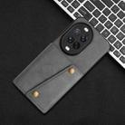 For Huawei nova 14 Ultra Double Buckle Card Slots Magnetic Phone Case(Grey) - 2