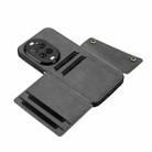 For Huawei nova 14 Ultra Double Buckle Card Slots Magnetic Phone Case(Grey) - 3