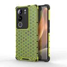 For vivo S17 / S17 Pro Shockproof Honeycomb PC + TPU Phone Case(Green) - 1