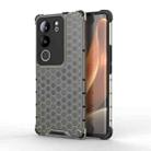 For vivo S17 / S17 Pro Shockproof Honeycomb PC + TPU Phone Case(Black) - 1