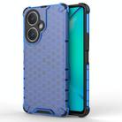 For vivo Y27 4G Global Shockproof Honeycomb PC + TPU Phone Case(Blue) - 1