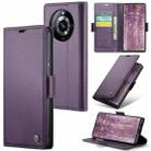 For Realme 11 Pro/11 Pro+ CaseMe 023 Butterfly Buckle Litchi Texture RFID Anti-theft Leather Phone Case(Pearly Purple) - 1