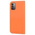 For Nokia 2.4 Cartoon Buckle Horizontal Flip Leather Phone Case(Orange) - 3