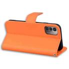 For Nokia 2.4 Cartoon Buckle Horizontal Flip Leather Phone Case(Orange) - 5