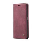 For OPPO A57 4G Global/A57S 4G Global/A77 4G Global CaseMe 013 Multifunctional Horizontal Flip Leather Phone Case(Wine Red) - 2