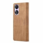 For OPPO A78 5G Global / A1X 5G CaseMe 013 Multifunctional Horizontal Flip Leather Phone Case(Brown) - 3