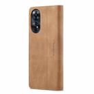 For OPPO Reno8 T 4G CaseMe 013 Multifunctional Horizontal Flip Leather Phone Case(Brown) - 3