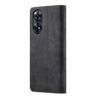 For OPPO Reno8 T 4G CaseMe 013 Multifunctional Horizontal Flip Leather Phone Case(Black) - 3