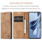 For OPPO Reno10 5G Global／Reno10 Pro Global CaseMe 013 Multifunctional Horizontal Flip Leather Phone Case(Brown) - 3
