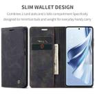 For OPPO Reno10 5G Global／Reno10 Pro Global CaseMe 013 Multifunctional Horizontal Flip Leather Phone Case(Black) - 3