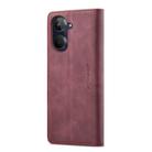 For Realme 10 4G CaseMe 013 Multifunctional Horizontal Flip Leather Phone Case(Wine Red) - 3