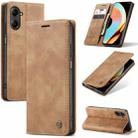 For Realme 10 Pro 5G CaseMe 013 Multifunctional Horizontal Flip Leather Phone Case(Brown) - 1