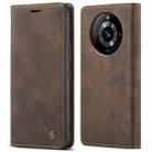 For Realme 11 Pro／Realme 11 Pro+ CaseMe 013 Multifunctional Horizontal Flip Leather Phone Case(Coffee) - 2