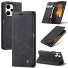 For Xiaomi Poco F5 5G/Redmi Note 12 Turbo 5G CaseMe 013 Multifunctional Horizontal Flip Leather Phone Case(Black) - 1