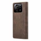 For Xiaomi 13T/13T Pro CaseMe 013 Multifunctional Horizontal Flip Leather Phone Case(Coffee) - 3