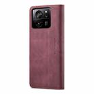 For Xiaomi 13T/13T Pro CaseMe 013 Multifunctional Horizontal Flip Leather Phone Case(Wine Red) - 3