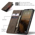 For Xiaomi Redmi 13C 4G Global CaseMe 013 Multifunctional Horizontal Flip Leather Phone Case(Coffee) - 3