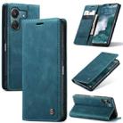 For Xiaomi Redmi 13C 4G Global / 13C 5G CaseMe 013 Multifunctional Horizontal Flip Leather Phone Case(Blue) - 1