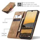For Xiaomi Redmi 13C 4G Global / 13C 5G CaseMe 013 Multifunctional Horizontal Flip Leather Phone Case(Brown) - 3
