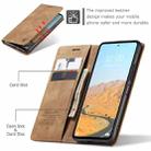 For Xiaomi Redmi 12 4G / 12 5G／Note 12R CaseMe 013 Multifunctional Horizontal Flip Leather Phone Case(Brown) - 3
