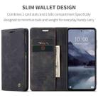 For Xiaomi Redmi 12 4G / 12 5G／Note 12R CaseMe 013 Multifunctional Horizontal Flip Leather Phone Case(Black) - 2