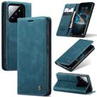 For Xiaomi 14 CaseMe 013 Multifunctional Horizontal Flip Leather Phone Case(Blue) - 1