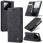 For Xiaomi 14 Pro CaseMe 013 Multifunctional Horizontal Flip Leather Phone Case(Black) - 1