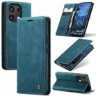 For Xiaomi Redmi Note 13 4G CaseMe 013 Multifunctional Horizontal Flip Leather Phone Case(Blue) - 1