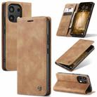 For Xiaomi Redmi Note 13 4G CaseMe 013 Multifunctional Horizontal Flip Leather Phone Case(Brown) - 1