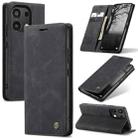 For Xiaomi Redmi Note 13 4G CaseMe 013 Multifunctional Horizontal Flip Leather Phone Case(Black) - 1