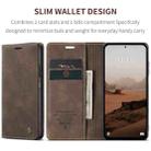 For Xiaomi Redmi Note 13 5G CaseMe 013 Multifunctional Horizontal Flip Leather Phone Case(Coffee) - 2