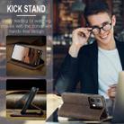 For Xiaomi Redmi Note 13 5G CaseMe 013 Multifunctional Horizontal Flip Leather Phone Case(Coffee) - 3