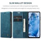 For Xiaomi Redmi Note 13 5G CaseMe 013 Multifunctional Horizontal Flip Leather Phone Case(Blue) - 2