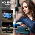 For Xiaomi Redmi Note 13 5G CaseMe 013 Multifunctional Horizontal Flip Leather Phone Case(Blue) - 3